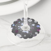 Diamond Galaxy 5 Wijnglaslabel (Dichtbij)