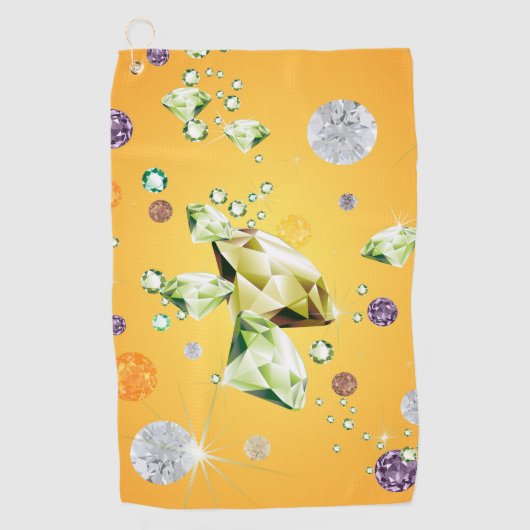 Diamond Galaxy 7 Golfhanddoek (Voorkant)