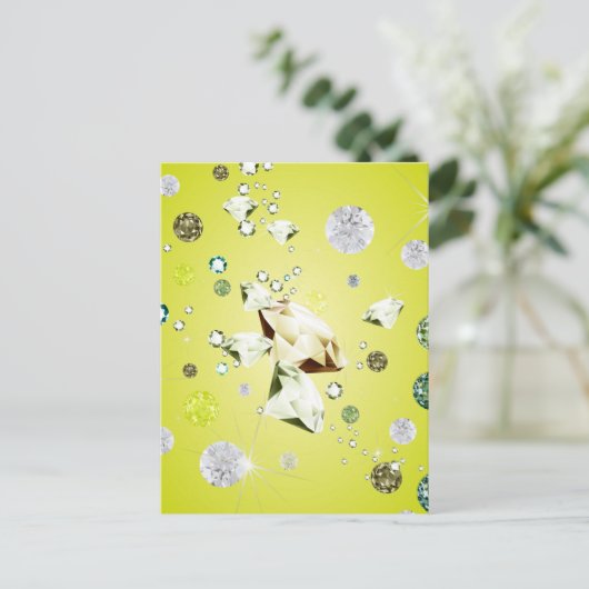 Diamond Galaxy 8 Feestdagenkaart (Staand voorkant)