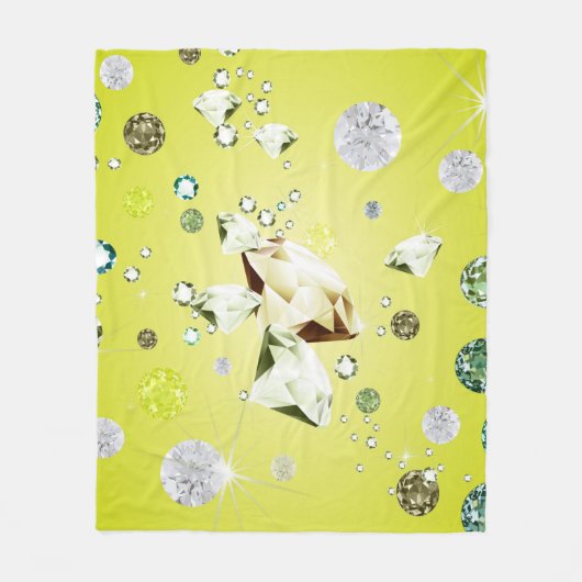 Diamond Galaxy 8 Fleece Deken (Voorkant)