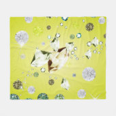 Diamond Galaxy 8 Fleece Deken (Voorkant (Horizontaal))