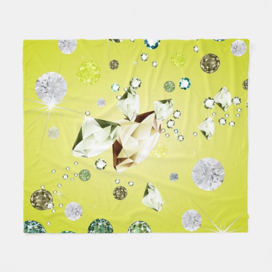 Diamond Galaxy 8 Fleece Deken (Voorkant (Horizontaal))