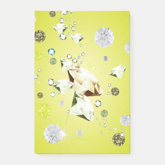 Diamond Galaxy 8 Post-it® Notes (Voorkant)