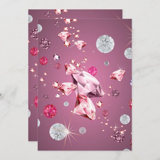 Diamond Galaxy 9 Bedankkaart (Voorkant / Achterkant)