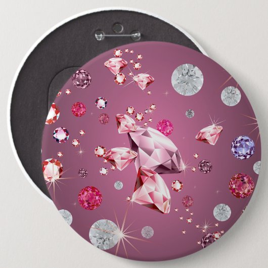 Diamond Galaxy 9 Ronde Button 6,0 Cm (Voorkant /achterkant)