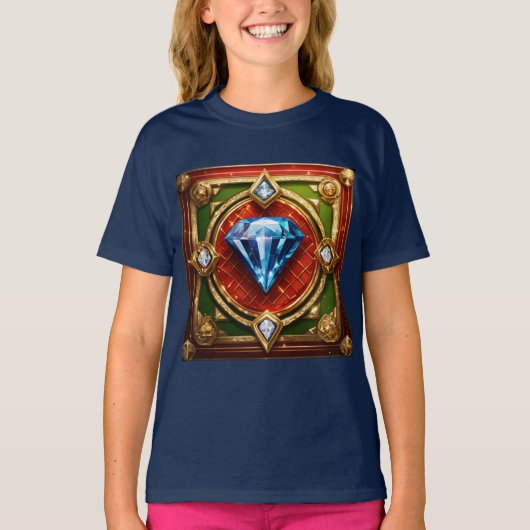 Diamond-geïnspireerde Tshirts Trending Now!" (Voorkant)