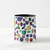 Diamond & Gemstone All Rainbow-kleuren Coffee-Mok Mok (Midden)