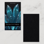 Diamond Gemstone Crystal Visitekaartje (Voorkant / Achterkant)