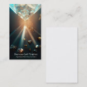 Diamond Gemstone Crystal Visitekaartje (Voorkant / Achterkant)