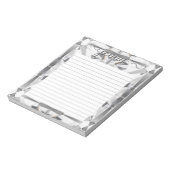 Diamond Gemstone Lined gepersonaliseerd Notitieblok (Linkerzijde)