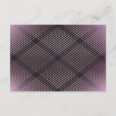 Diamond Geometric Paars Gold Gatsby Reception Informatiekaartje (Achterkant)