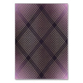 Diamond Geometric Paars Gold Gatsby Wedding Kaart (Achterkant)