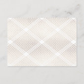Diamond Geometric White Gold Gatsby-opnamekaart Informatiekaartje (Achterkant)