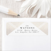 Diamond Geometric White Gold Gatsby Wedding Etiket (Insitu)