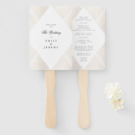 Diamond Geometric White Gold Gatsby Wedding Handwaaier