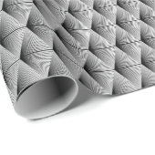 Diamond geometrisch: monochroom ontwerp cadeaupapier (Rol Hoek)