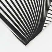 Diamond geometrisch: monochroom  ontwerp fleece deken (Hoek)