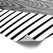 Diamond geometrisch: monochroom  ontwerp poster (Hoek)