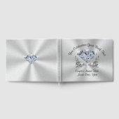 Diamond gepersonaliseerd gastenboek voor uw gelege (Volledig)