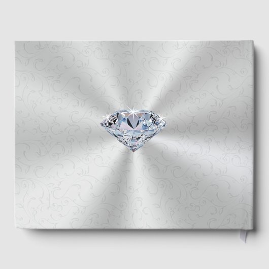 Diamond gepersonaliseerd gastenboek voor uw gelege (Achterkant)