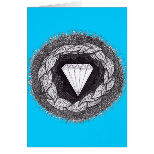 Diamond gevormd onder grote druk (Voorkant)