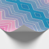 Diamond Gift Wrap Ombre Painted Waterverf Cadeaupapier (Hoek)