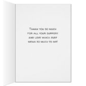 Diamond Girl Shine gepersonaliseerde dank u (Binnen (Rechts))