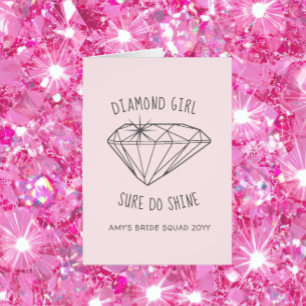 Diamond Girl Shine Persoonlijk Dank u
