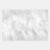 Diamond Glitter Bling Folie look Metallic Inpakpapier Vel (Voorkant)