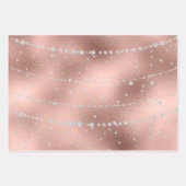 Diamond Glitter Bling Folie look Metallic Inpakpapier Vel (Voorkant 3)