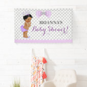 Diamond Glitter Ethnic Princess Baby Girl Lavender Spandoek (Insitu)