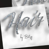 Diamond Glitter Hair Stylist Visitekaartje