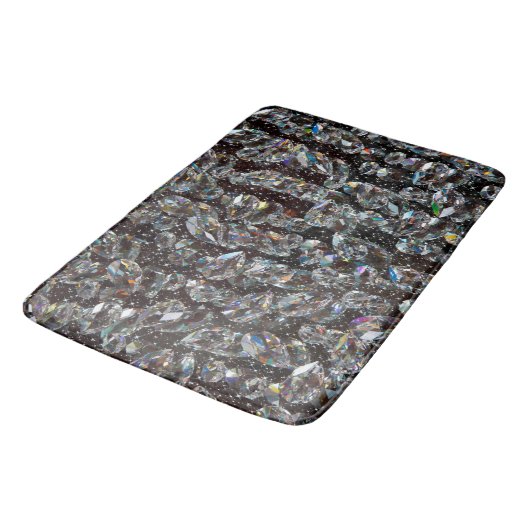 Diamond Glitter Sparkle Elegant Badmat (Gekanteld)