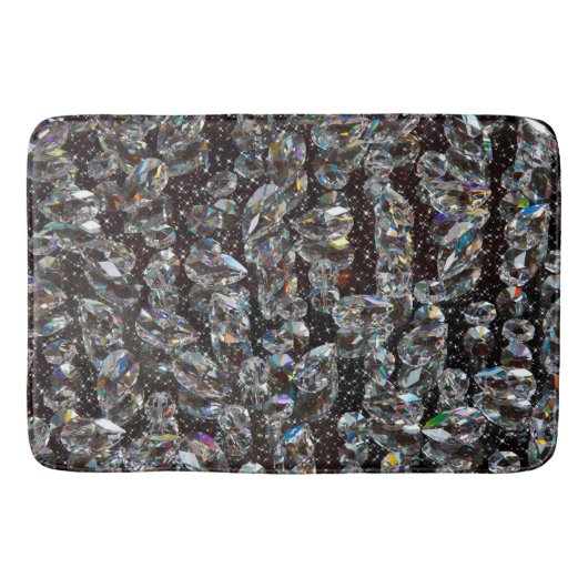 Diamond Glitter Sparkle Elegant Badmat (Voorkant)