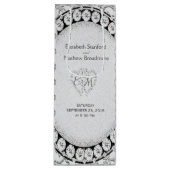 Diamond Glitter | Wijntas voor weddenschappen Wijn Cadeautas (Voorkant)