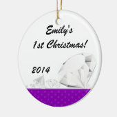 Diamond Glitz Glam Glam Persoonlijke naam Ornament (Links)