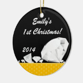 Diamond Glitz Glam Glam Persoonlijke naam Ornament (Links)