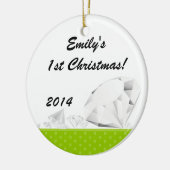 Diamond Glitz Glam Glam Persoonlijke naam Ornament (Links)