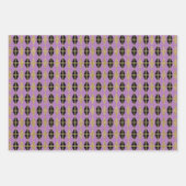 Diamond & Gold Grid Trio V Inpakpapier Vel (Voorkant)