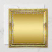 Diamond Gold High Heels Vrouwen 50ste Verjaardagsf Kaart (Achterkant)