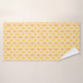 Diamond Gold: luxe tribale elegantie Badhanddoek (Badhanddoek)