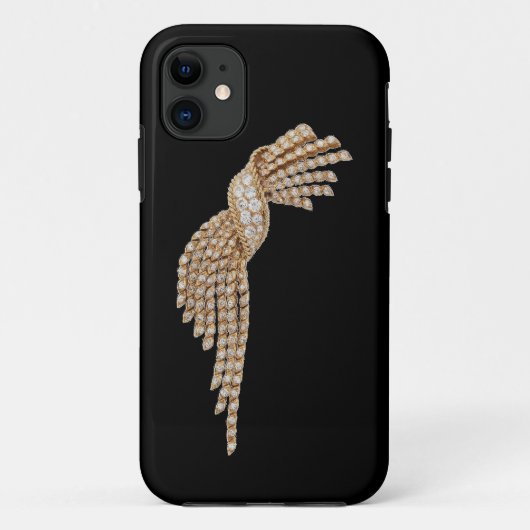 Diamond Gold Tassel iPhone 5 hoesje (Achterkant)