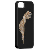 Diamond Gold Tassel iPhone 5 hoesje (Back/Rechts)