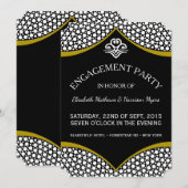 Diamond Gold Wedding Verloving Kaart (Voorkant / Achterkant)