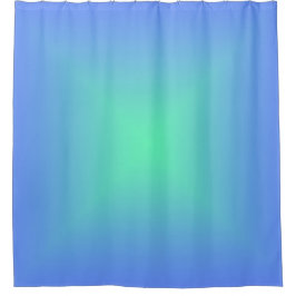 Diamond gradiënt blauw tot aquamarine groen douchegordijn