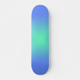 Diamond gradiënt blauw tot aquamarine groen persoonlijk skateboard