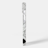 Diamond Grid Line Art Case-Mate iPhone Case (Achterkant / Links)