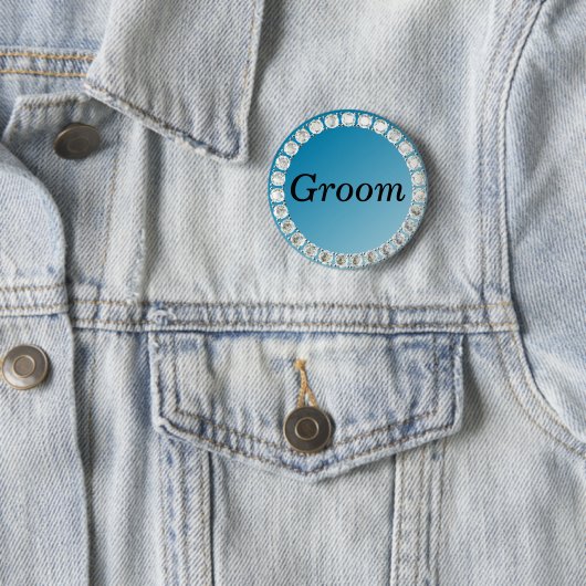 Diamond Groom Ronde Button 5,7 Cm (In situ)
