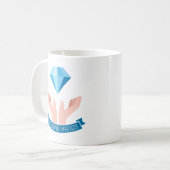 Diamond handen koffiemok (Voorkant links)