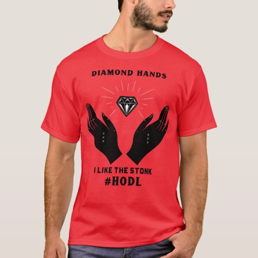 Diamond Hands 1 T-shirt (Voorkant)
